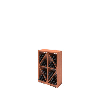 Divided Diamond Base Wine Rack