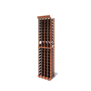 4 Column - 80 Bottle 6.5ft Wine Rack Kit