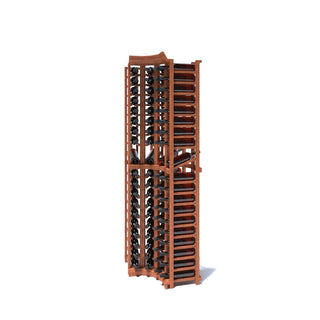 Curved Corner - 80 Bottle 6.5ft Wine Rack Kit