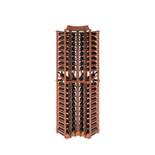 Curved Corner - 80 Bottle 6.5ft Wine Rack Kit