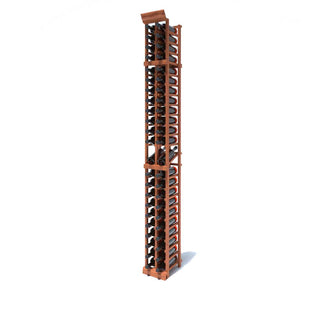 2 Column - 46 Bottle 8ft Wine Rack Kit with Display