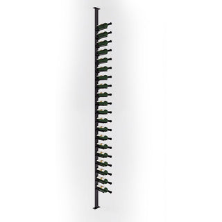 Vino Rails 20 Bottle Single Sided Floor-to-Ceiling Post Kit